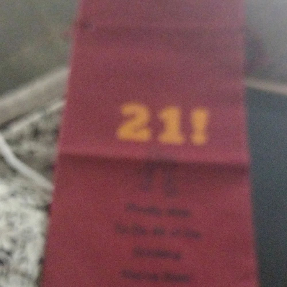 Red and Yellow 21st Birthday Gift bag